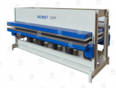 Горячий пневматический пресс Korst GPP-3015 для склеивания и облицовки заготовок